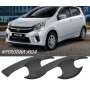 Door Bowl Cover Mat Black Moulding Protector Guard