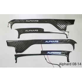 SMOKE SIDE SILL PLATE ALPHARD 2015