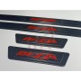 Side Sill Plate Carbon Look Design With 3M Double Side Tape