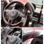 38cm DIY Car Steering Wheel Cover With Needles and Thread Artificial leather