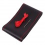 38cm DIY Car Steering Wheel Cover With Needles and Thread Artificial leather
