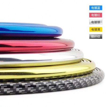 Car Door Edge Anti Collision Rubbing Strip Chrome Moulding Trim Strip Car Door Edge Guard