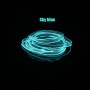 Car Interior Lighting LED Strip EL Wire Rope Auto Atmosphere Decorative Lamp Flexible Neon Light DIY
