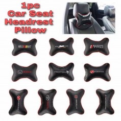 Carbon Fiber Red line Car Neck Pillow Head Rest
