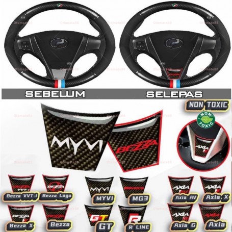 High Grade Carbon Fiber 3D Emblem Sticker