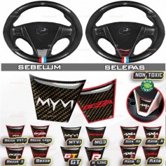 High Grade Carbon Fiber 3D Emblem Sticker