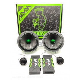 MOHAWK 6.5" 2-Way Component set Car Speaker Green Series
