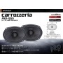 Carrozzeria Car Pro Series 6x9"Inch 2-Way Coaxial Speaker (PRO-109S)