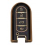 For Perodua Bezza / All-New Myvi / Aruz 4 Buttons TPU Keyless Smart Key Remote Case Cover Car Accessories Aksesori Kereta