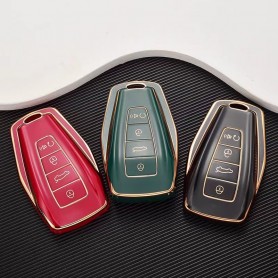 Proton X70 Chrome Reflection TPU Car Key Cover Key Fob Case Remote Case Casing Key Cover