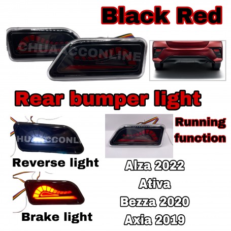 Perodua Ativa / Bezza 2020 / Alza 2022 Dynamic Rear Bumper Reflector With Signal Running