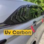 Mustang Window Cover Carbon Design