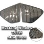 Mustang Window Cover Carbon Design
