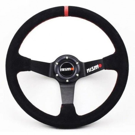 350 mm Suede Nismo Deep Dish Steering Wheel – Style, Precision & Grip