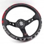 Vertex 1996 JDM Steering Wheel – 13″ (330 mm) Red Leather