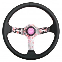 Sakura Cherry Blossom Steering Wheel – 350 mm JDM Racing Wheel