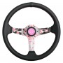 Sakura Cherry Blossom Steering Wheel – 350 mm JDM Racing Wheel