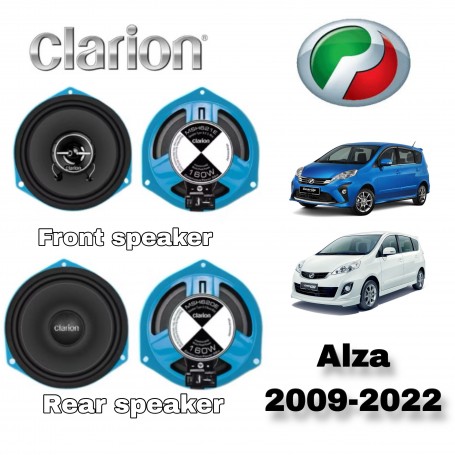 CLARION Car Audio Perodua speaker 140W 4" 2-Way plug n play