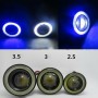 New 2PCS 30W 12V COB LED Car Fog Light Lamp  Auto Car Angel Eyes Light