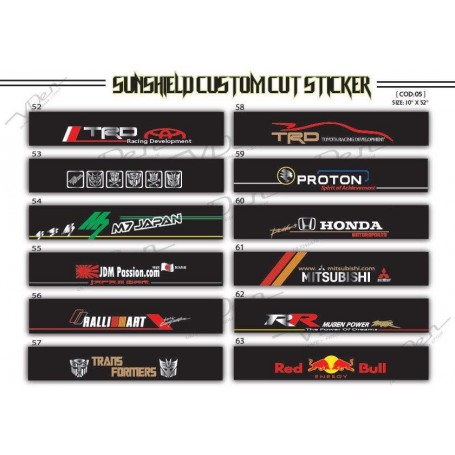 Sunshield Custom Cut Sticker 1