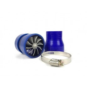 SIMOTA Super Spiral Turbo Ventilator Twin Fan 2.5" TurboJet Universal for All Air Filter Intake Pipe