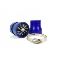 SIMOTA Super Spiral Turbo Ventilator Twin Fan 2.5" TurboJet Universal for All Air Filter Intake Pipe