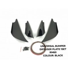 UNIVERSAL BUMPER DIFFUSER PLATE