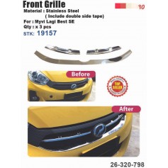 Myvi LAGI Best SE Front Grill Cover Chrome