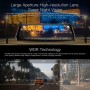 Anytek T12+ 9.66” Rear View Mirror 2.5D Curve Glass Full Touch Screen Dual Lens Recorder DVR
