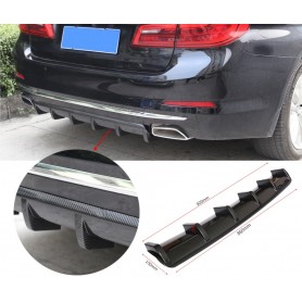 ABS Gloss Black Rear Bumper Diffuser