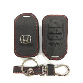 Leather Remote Key Case Cover - Honda