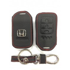 Leather Remote Key Case Cover - Honda