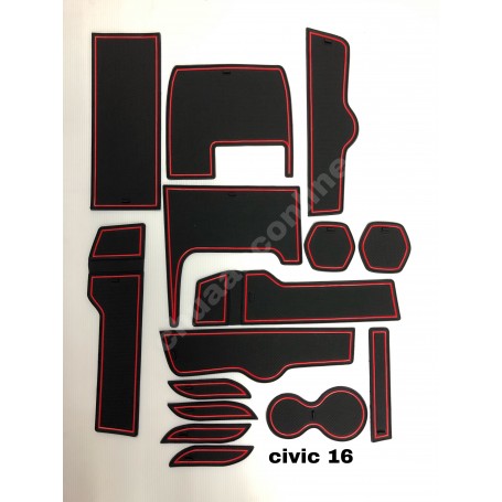 Honda Civic 16 Interior Slot Mat