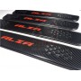 Side Sill Plate Carbon Look Design With 3M Double Side Tape