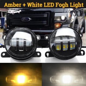 3.5 INCH WHITE/AMBER LED FOG LAMP