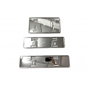 CHROME UNIVERSAL CAR NUMBER PLATE HOLDER LICENCE PLATE FRAME 13 X 8”INCH