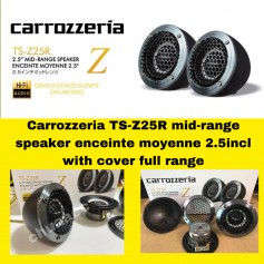 Carrozzeria TS-Z25R mid-range speaker enceinte moyenne 2.5incl with cover full range