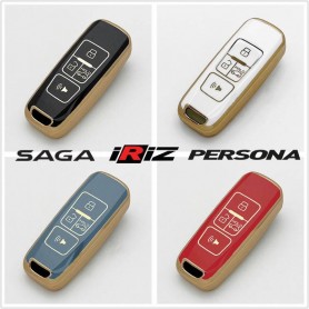 New TPU Car Key Case Cover Shell For Proton Persona 2022 Saga Iriz Perusahaan Otomobil Nasional Remote Key Shell Cover 4 Buttons