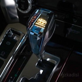 Universal 7 Color Crystal LED Gear Shift Knob Lever Stick Head Shifter Touch Activated