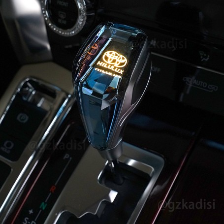 Universal 7 Color Crystal LED Gear Shift Knob Lever Stick Head Shifter Touch Activated