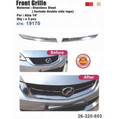 Alza Fromt Grill Chrome Cover
