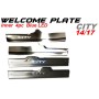 Welcome Plate Inner Honda City 14/17