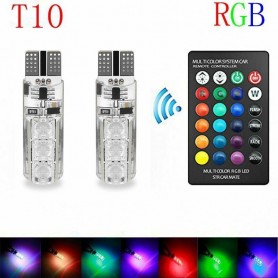 T10 RGB LED Bulb With Remote Controller