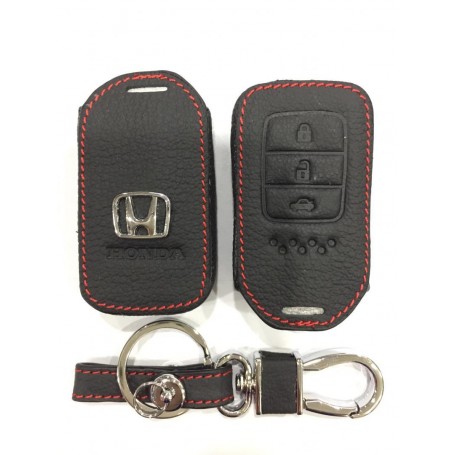 Leather Remote Key Case Cover - Honda